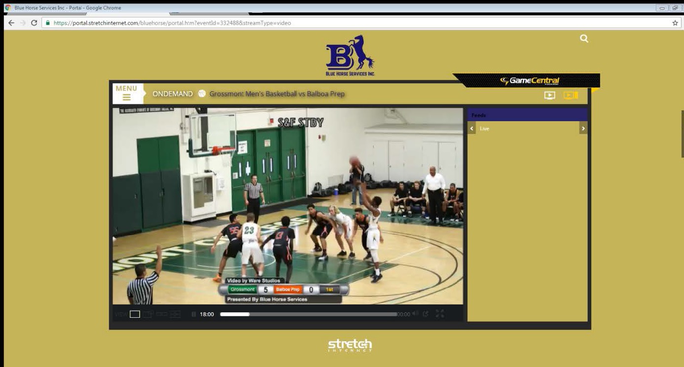 Archived Broadcast of Men's Basketball Game