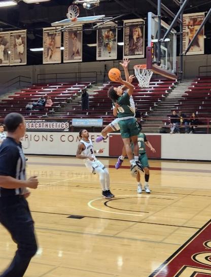 Tre Edmond with a shot at the Mt. SAC Tournament.  Photo Courtesy of Chad Lakin.
